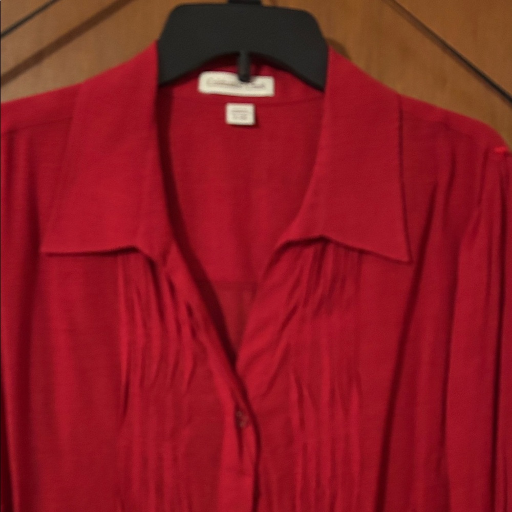 Coldwater Creek Scarlet Blouse